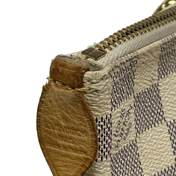 Auth LOUIS VUITTON Saleya PM N51186 Azur Damier - VI0076 Handbag Damier Canvas - Picture 12 of 14
